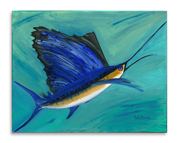 Sailfish Art Print - FishZizzle