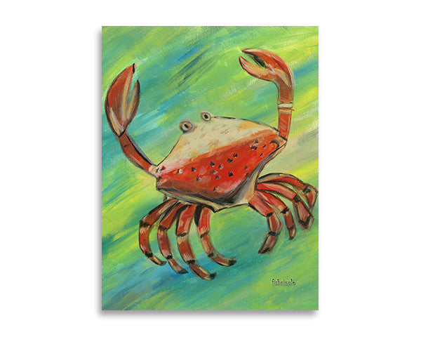 Crab Art Print - FishZizzle