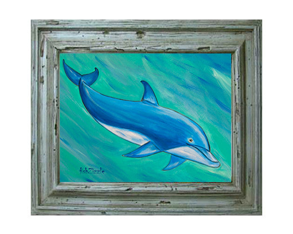 Dolphin Tile Art - FishZizzle