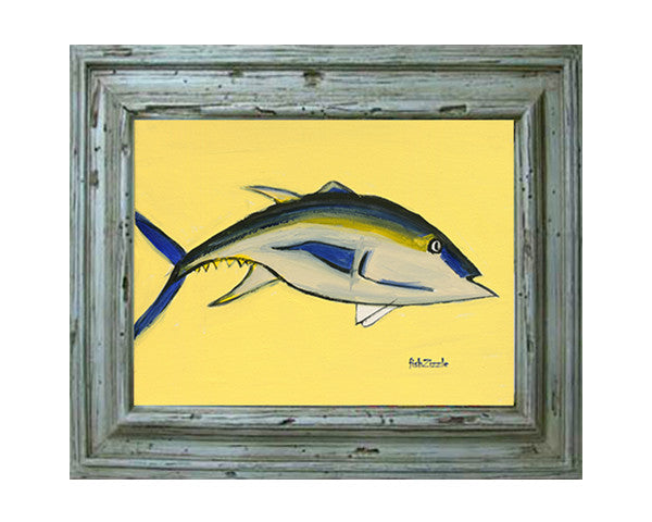 Blackfin Tuna Fish Tile Art - FishZizzle