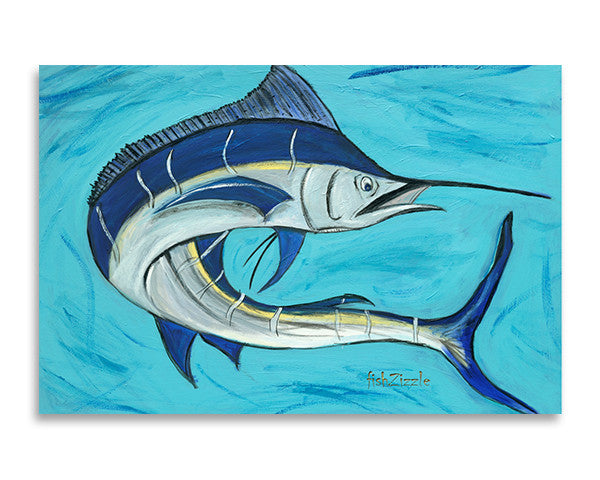 Marlin Fish Art Print - FishZizzle