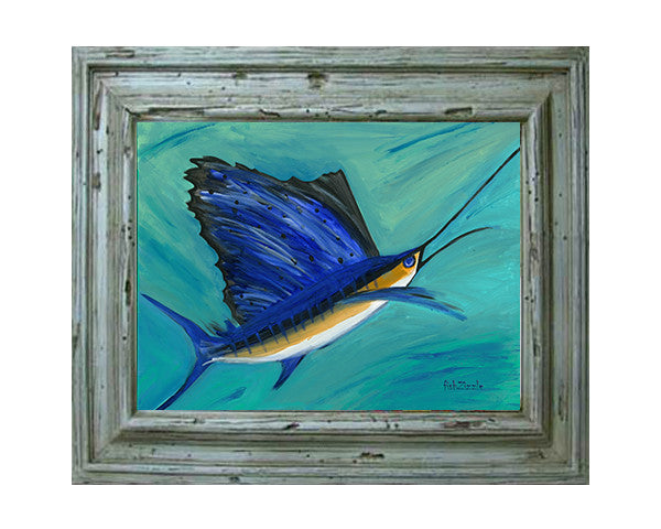 Sailfish Tile Art - FishZizzle