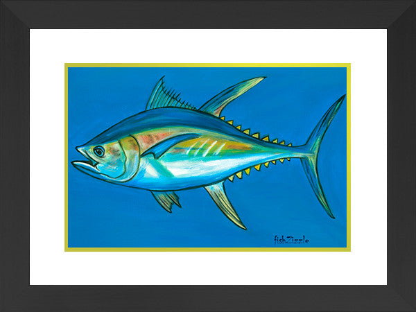 Tuna Fish Framed Art - FishZizzle