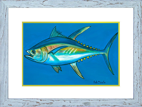 Tuna Fish Framed Art - FishZizzle