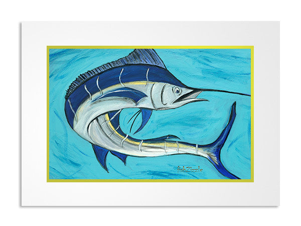 Marlin Fish Art Print - FishZizzle