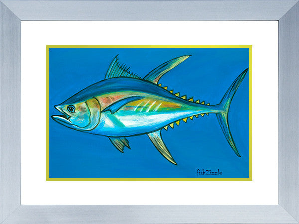 Tuna Fish Framed Art - FishZizzle